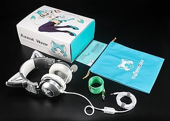 AXENT WEAR ネコ耳 ヘッドフォン Cat Ear Headphones Amazon.com: Axent Wear New Edition Wireless Cat Ear